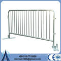 Hot dipped galvanized steel decorative safety control pedestrian barriers